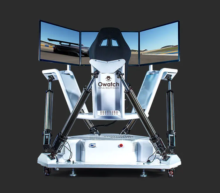 3 screen vr racing simulator