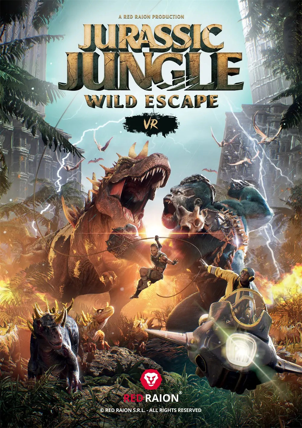 20 – Jurassic Jungle – Wild Escape – Poster for localization