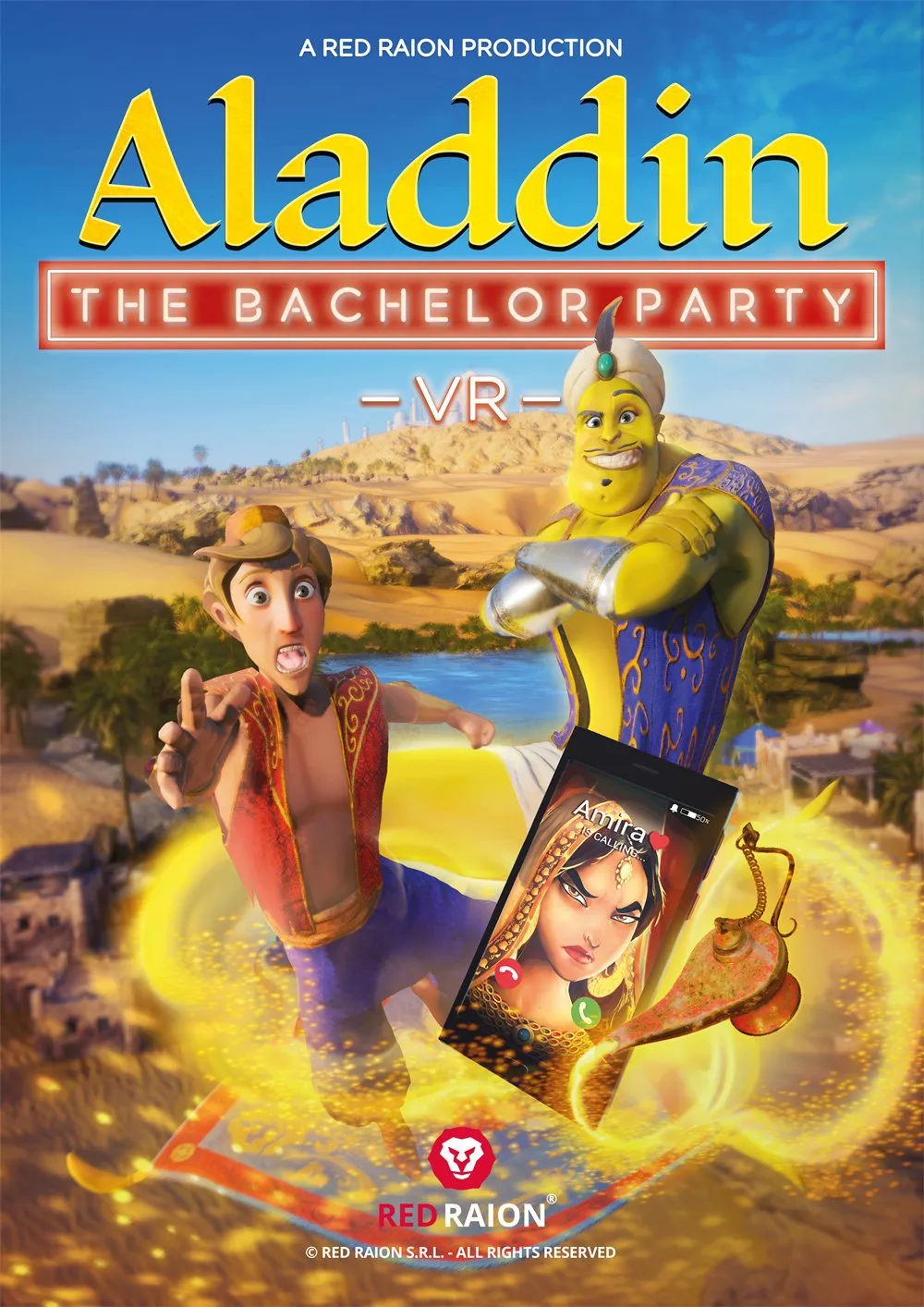 Aladdin – The Bachelor Party – poster 2022 – VR print
