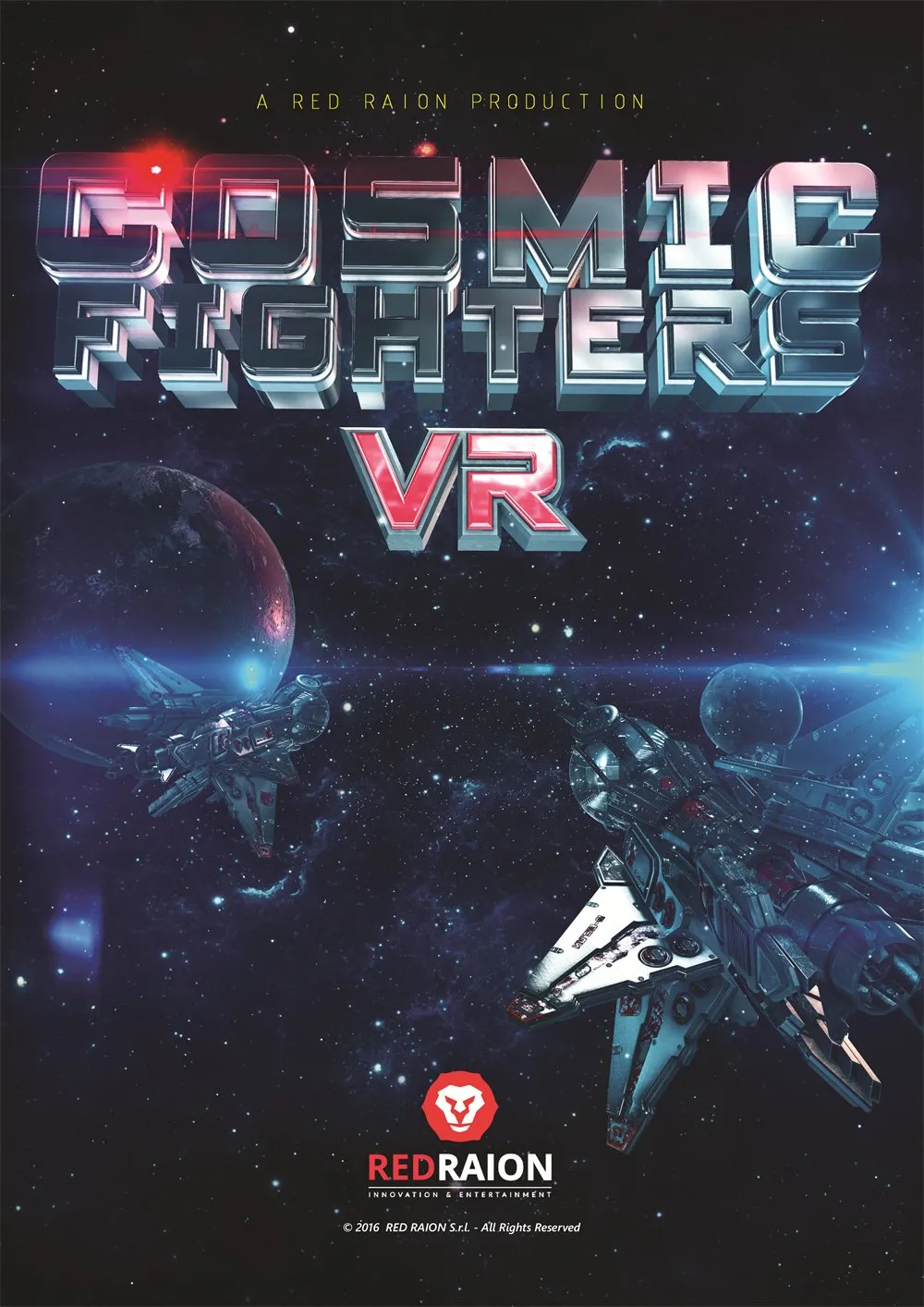 Cosmic Fighters-poster-VR-print
