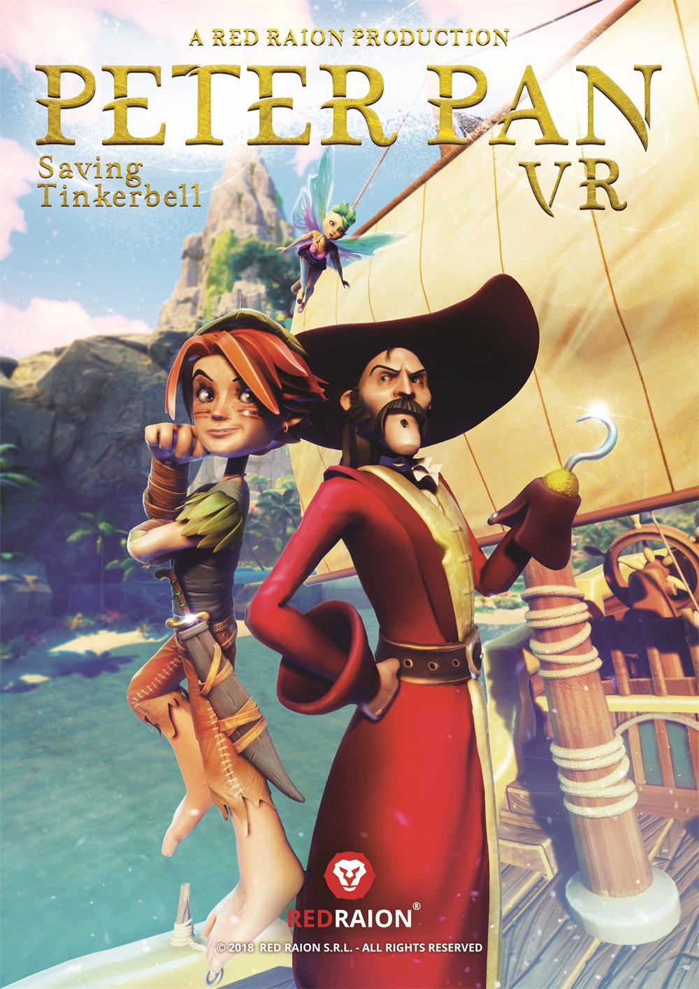 Peter Pan – Saving Tinkerbell-poster-VR-print